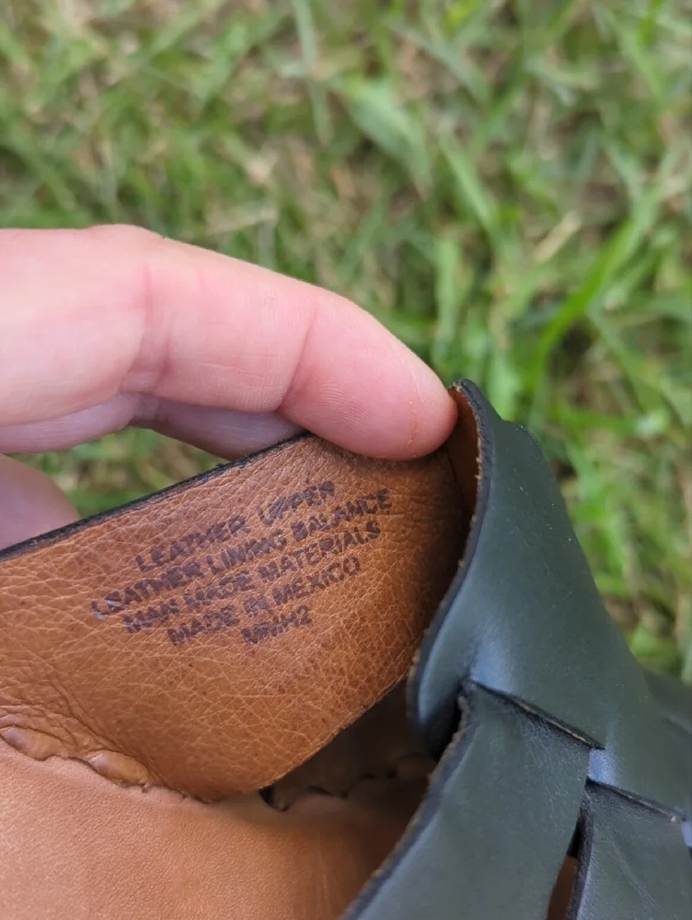 Söfft Black Leather Slide Sandals